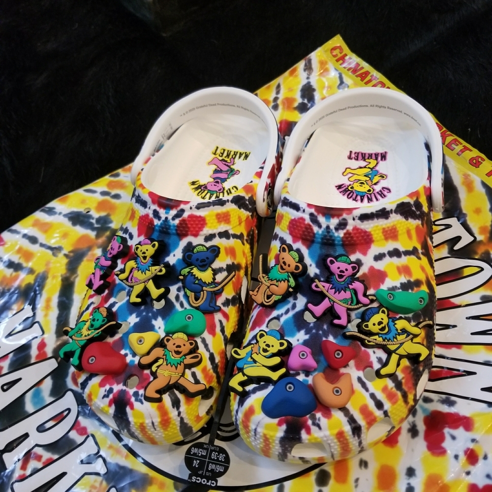 Crocs x Chinatown Market x Grateful Dead Sz 6